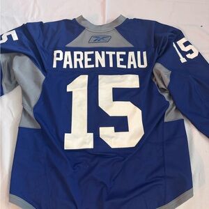Parenteau , Game worn practiceJersey